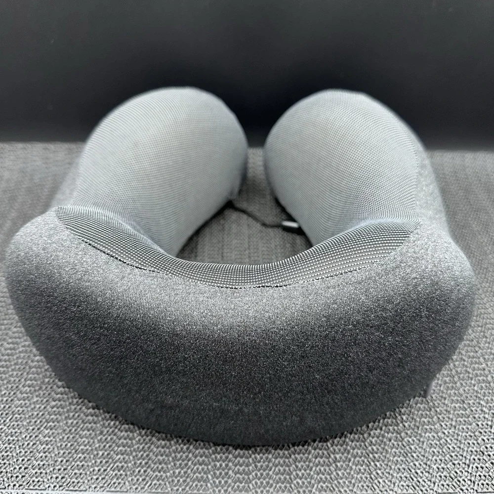 MLVOC Travel Comfort Pillow With Non- Matching Travel Bag (Nap Fun)